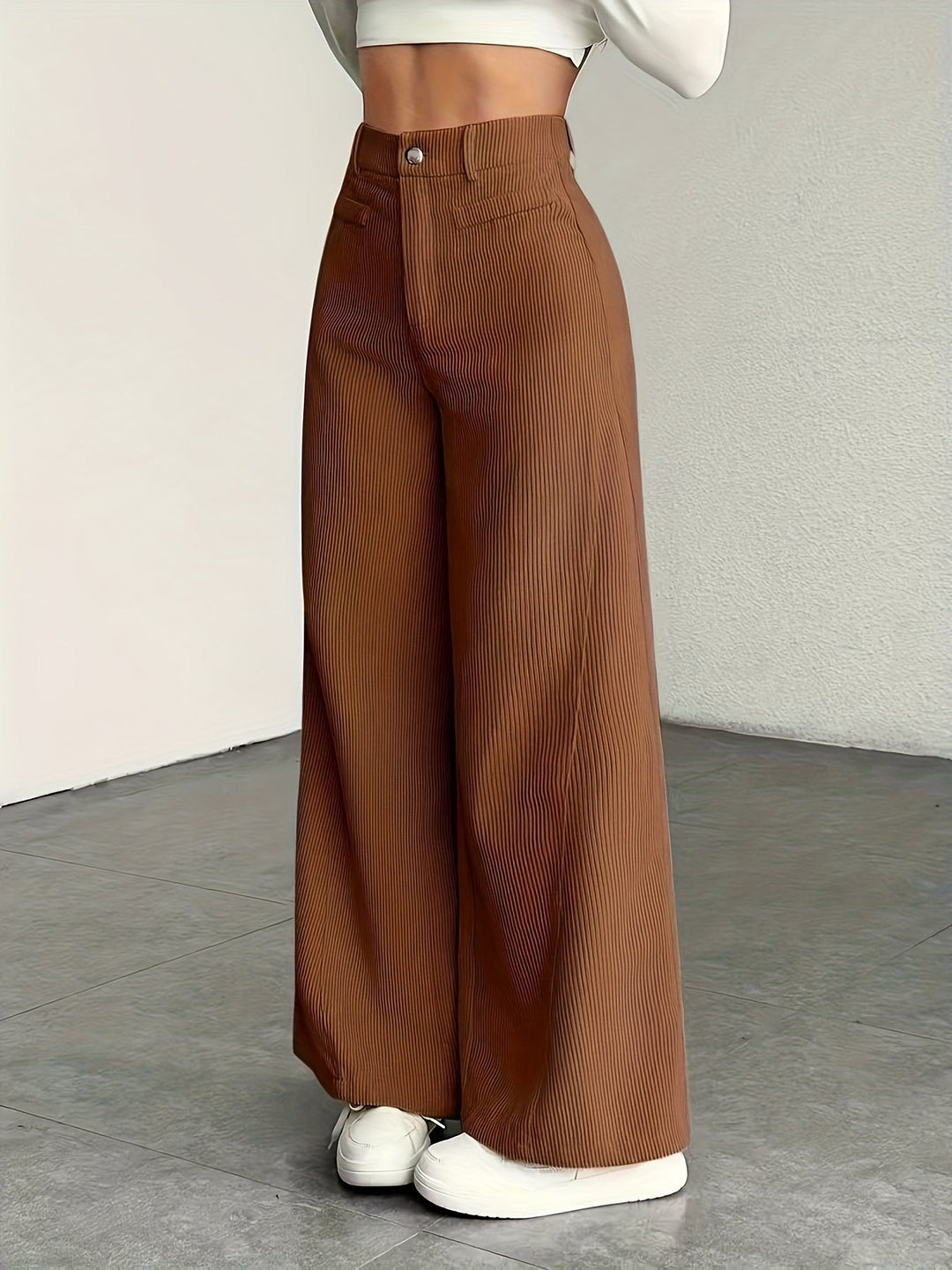 Kimberly | High-Waisted Wide-Leg Pants