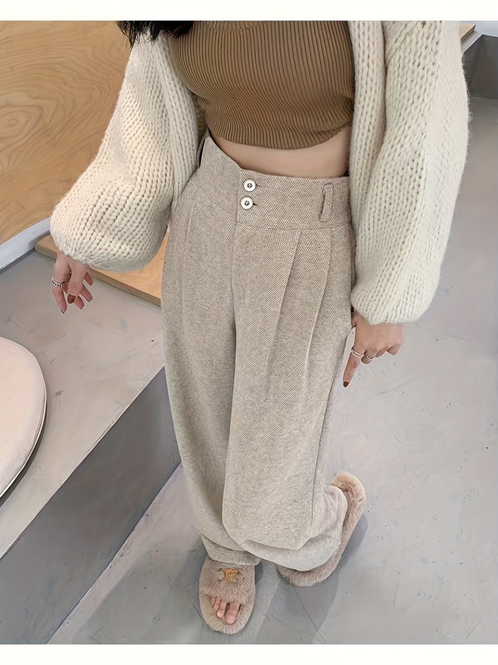 Clementine | High-Waisted Wide-Leg Pants