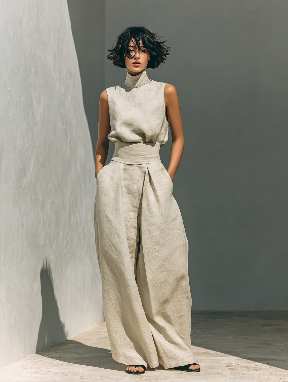Maria | Stylish Tank Top and Loose Pants Set