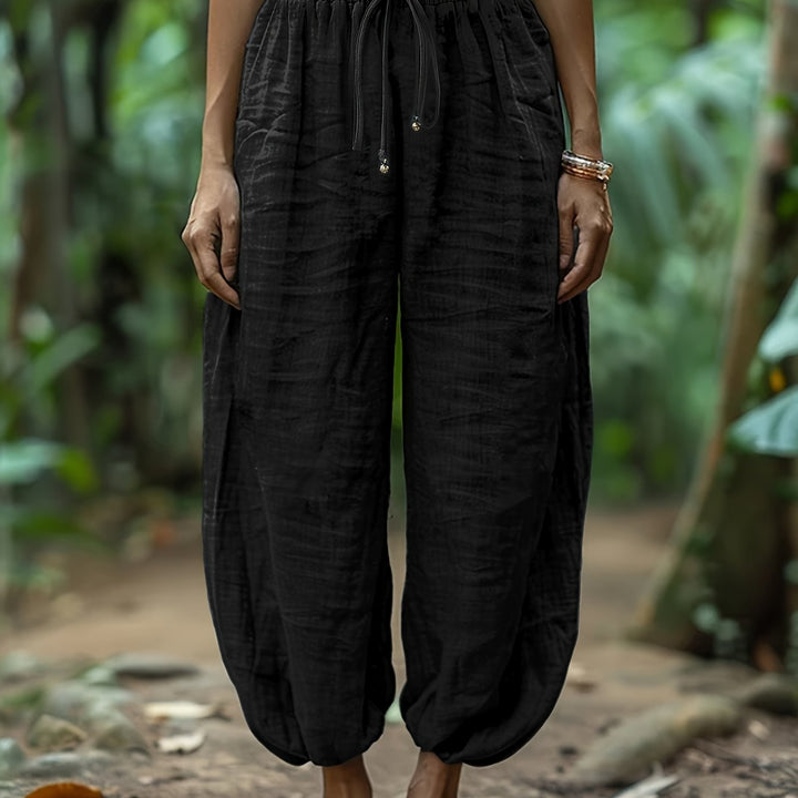 Marjorie | Relaxed Drawstring Lantern Pants
