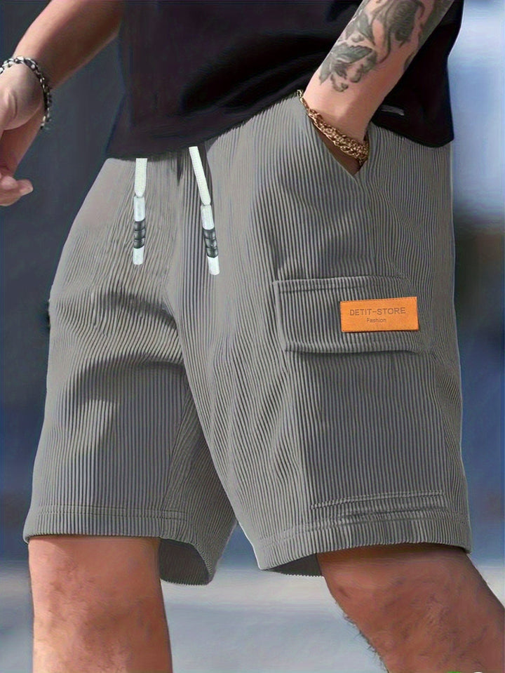 Griffin | Textured Cargo Shorts