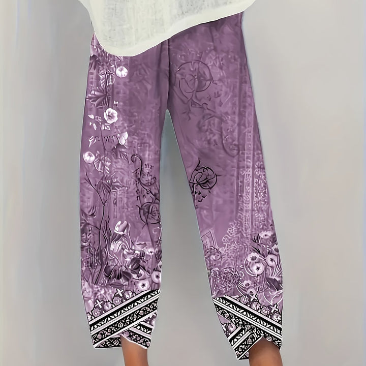 Meredith | Botanical Cropped Pants