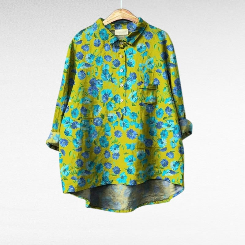 Tamara | Stylish Floral Dotted Blouse