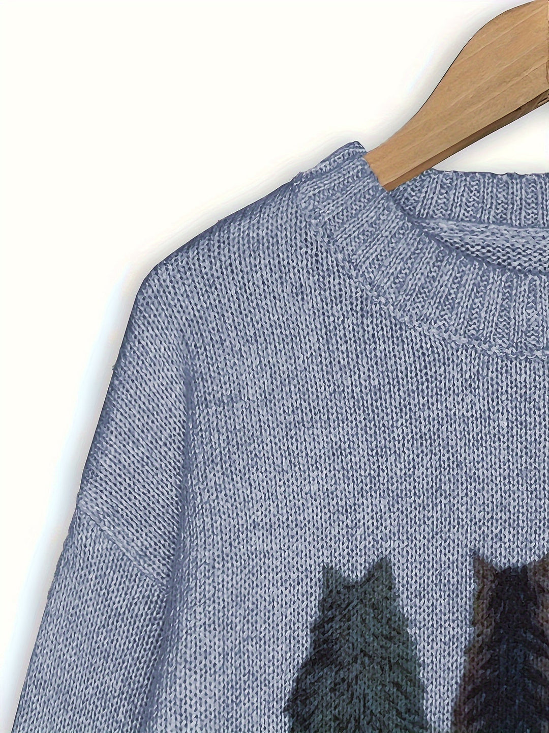 Tamara | Cozy Cat-Print Sweater
