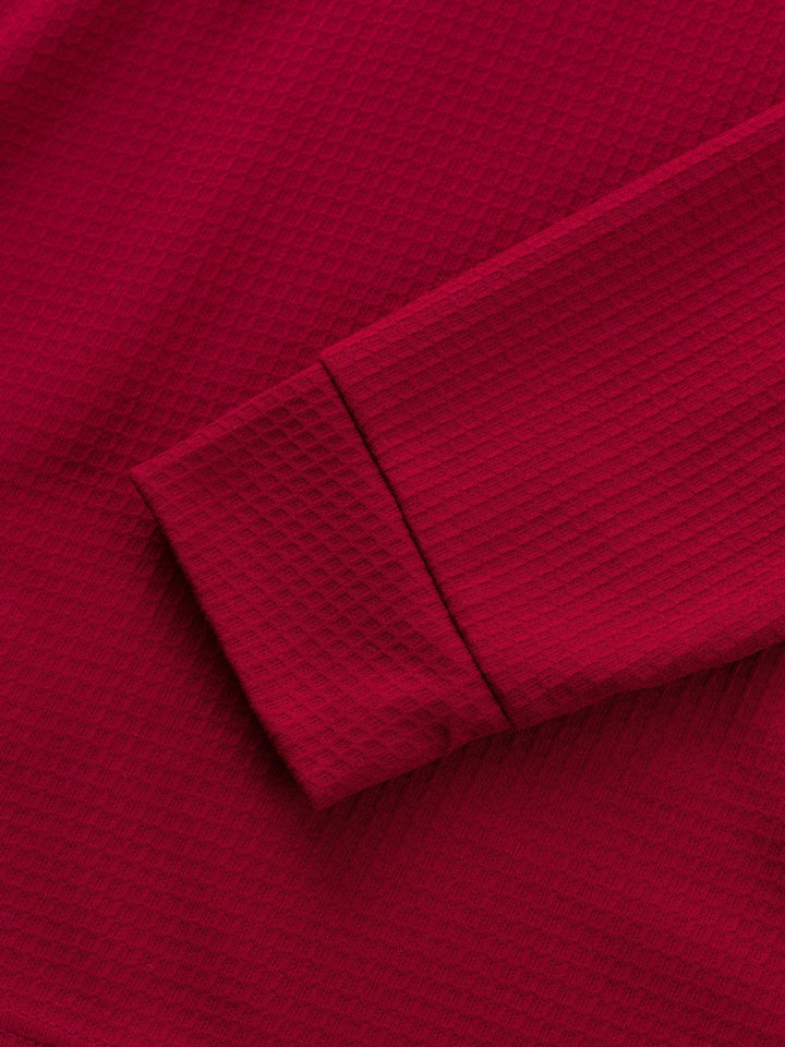 Curtis | Textured Long-Sleeve Henley