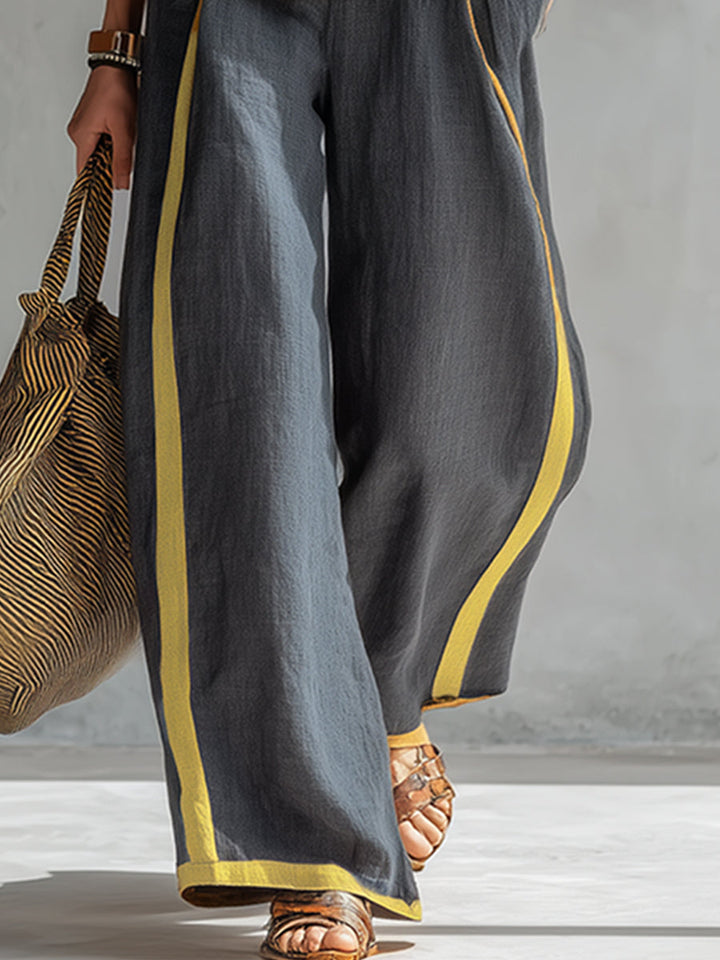 Layla | Elegant Sleeveless and Wide Pant Set