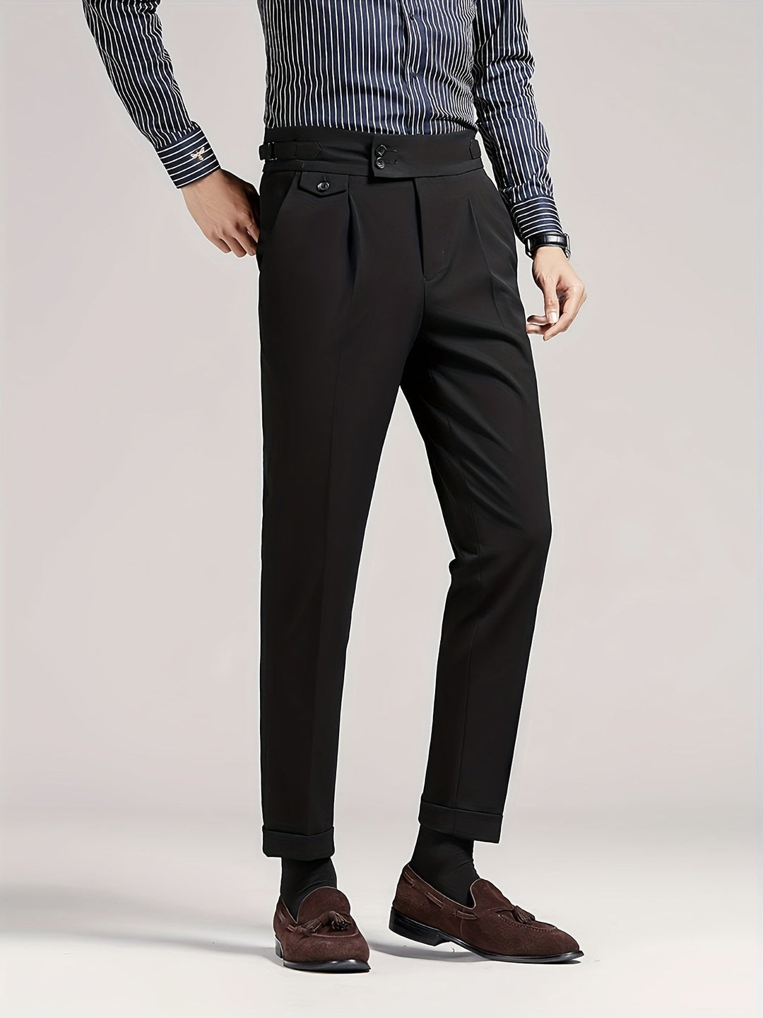 Hugo | Tailored Single-Pleat Pants