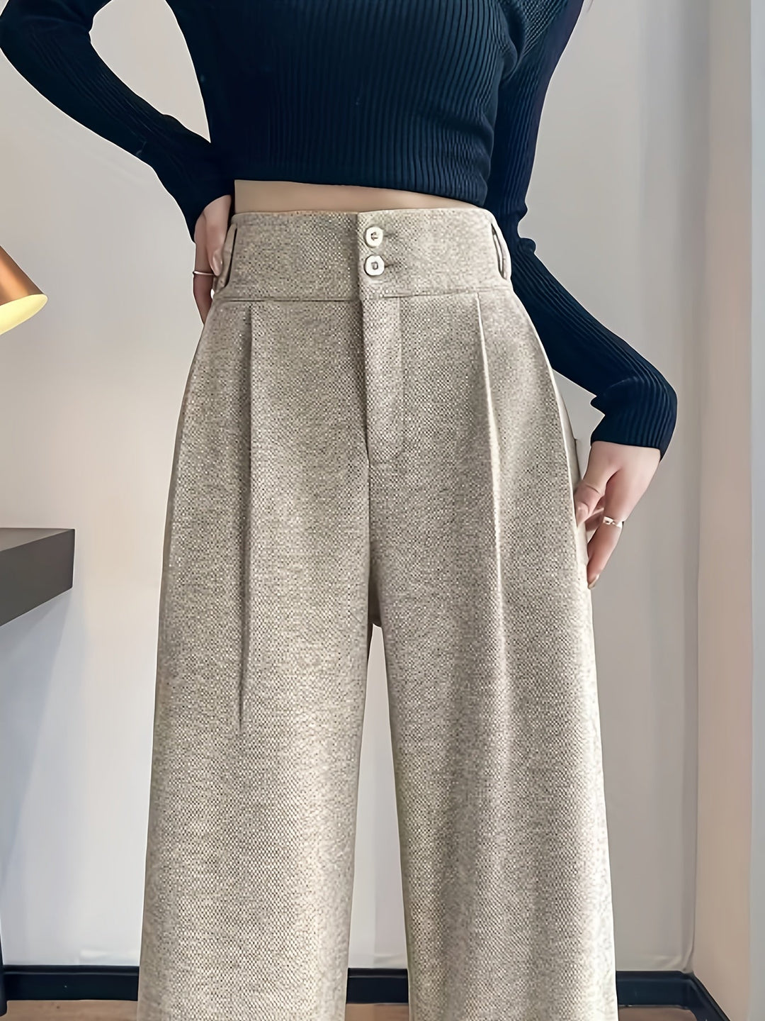 Clementine | High-Waisted Wide-Leg Pants