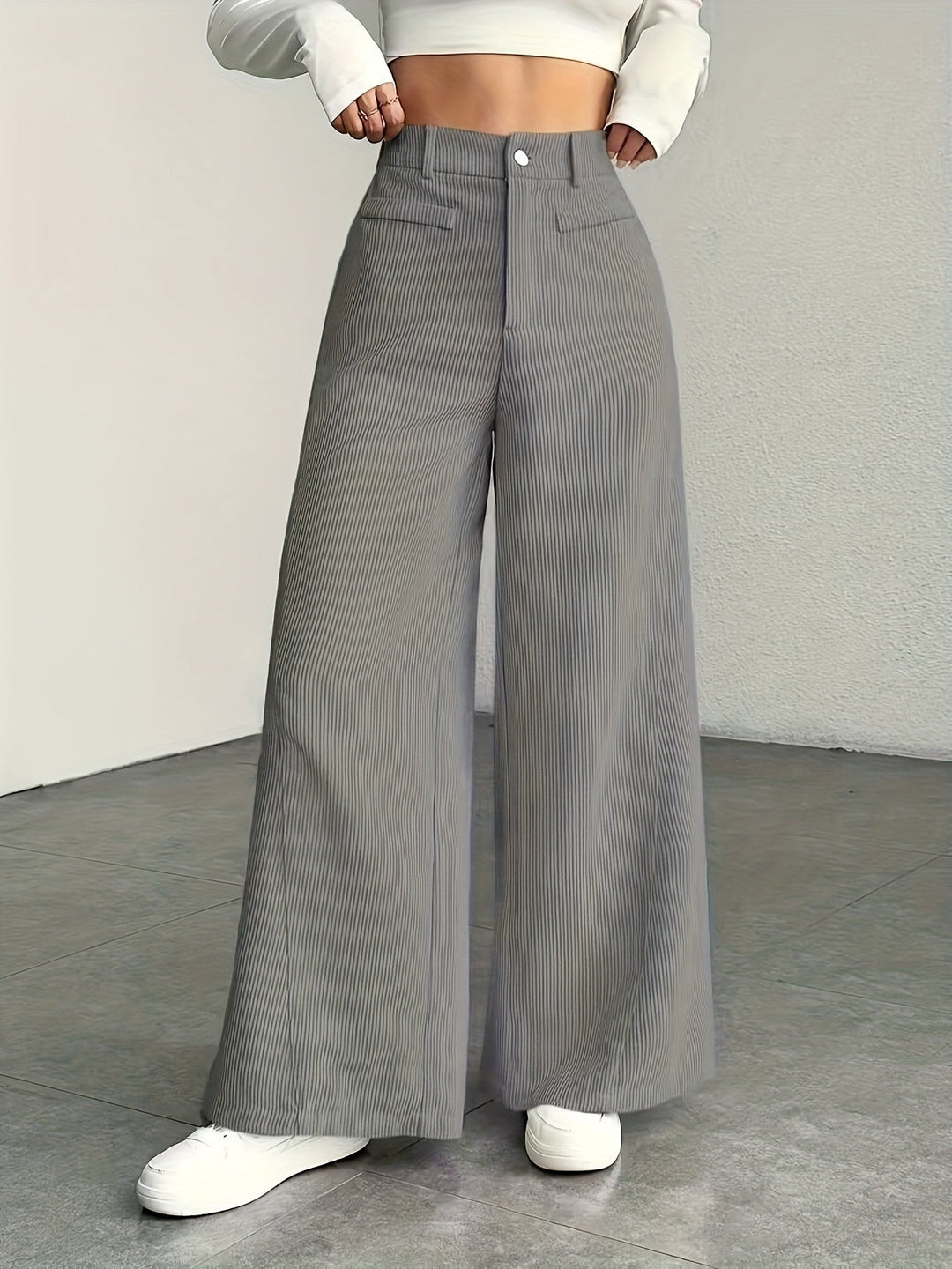 Kimberly | High-Waisted Wide-Leg Pants