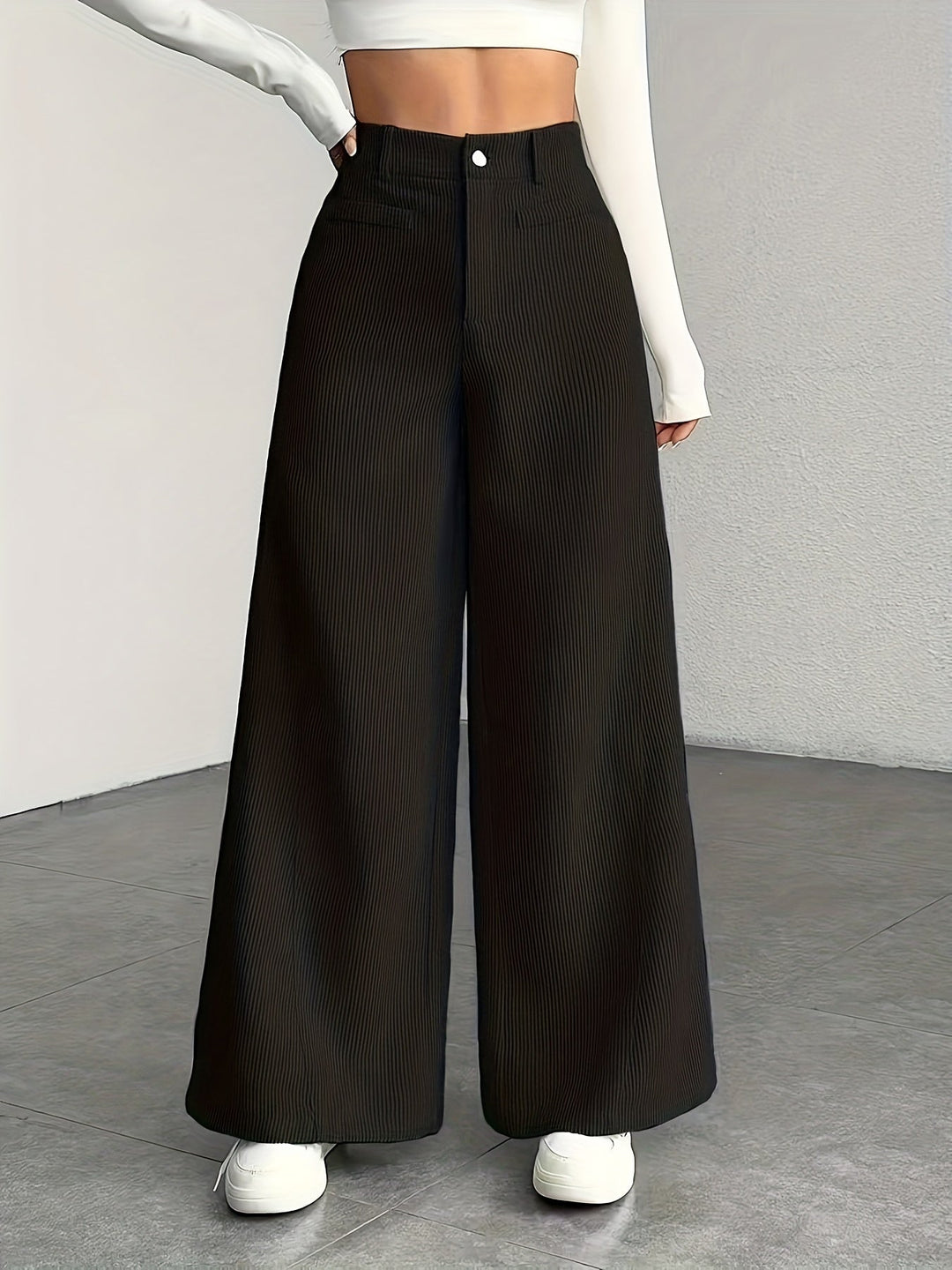 Kimberly | High-Waisted Wide-Leg Pants