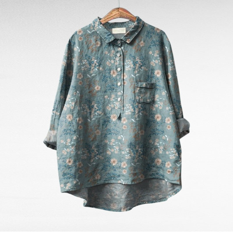 Leslie | Stylish Multicolor Floral Blouse