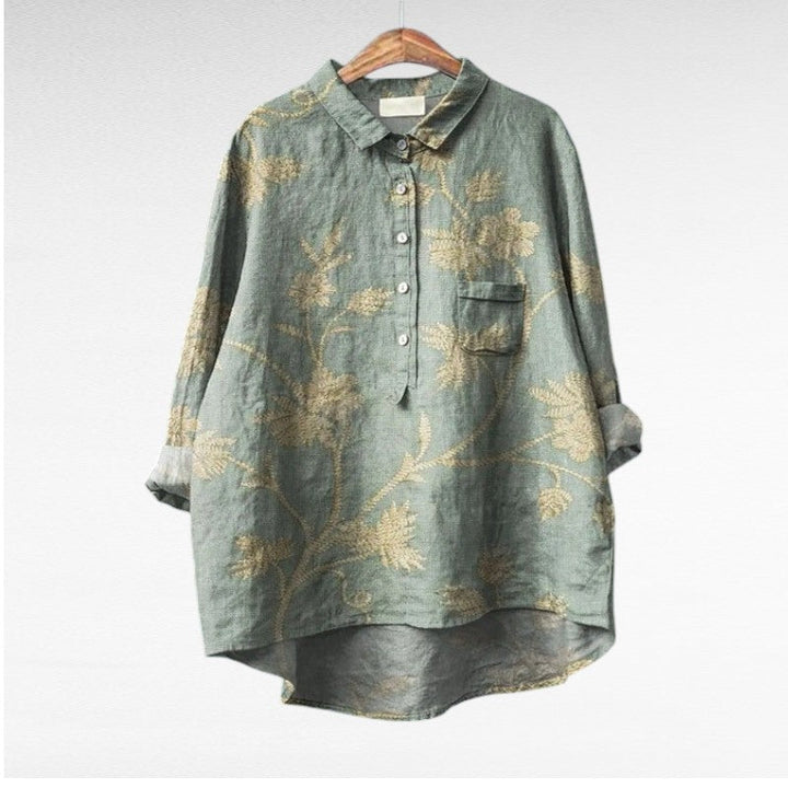 Leslie | Stylish Multicolor Floral Blouse