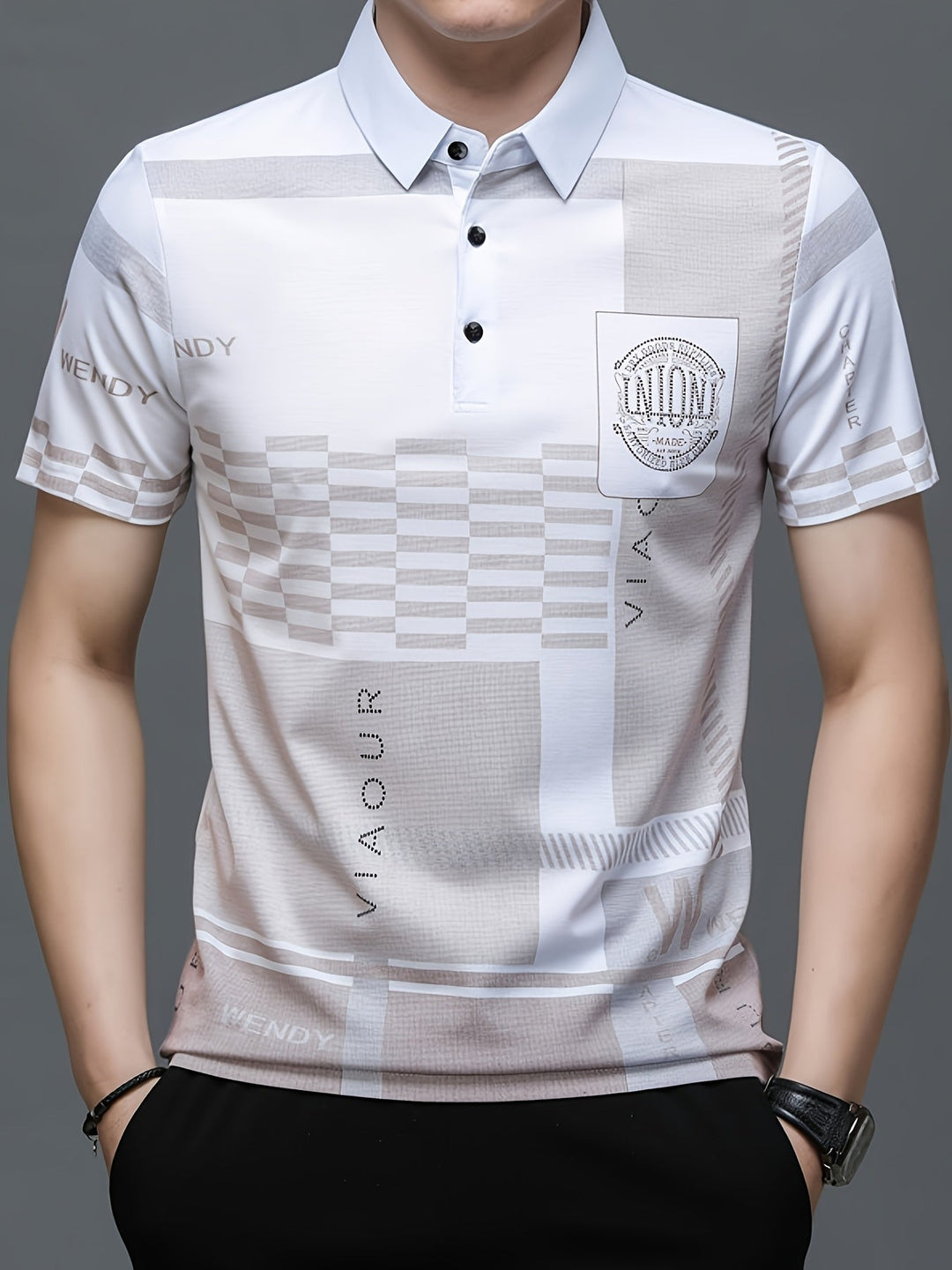 Nathaniel | Refined colorblock Polo Shirt