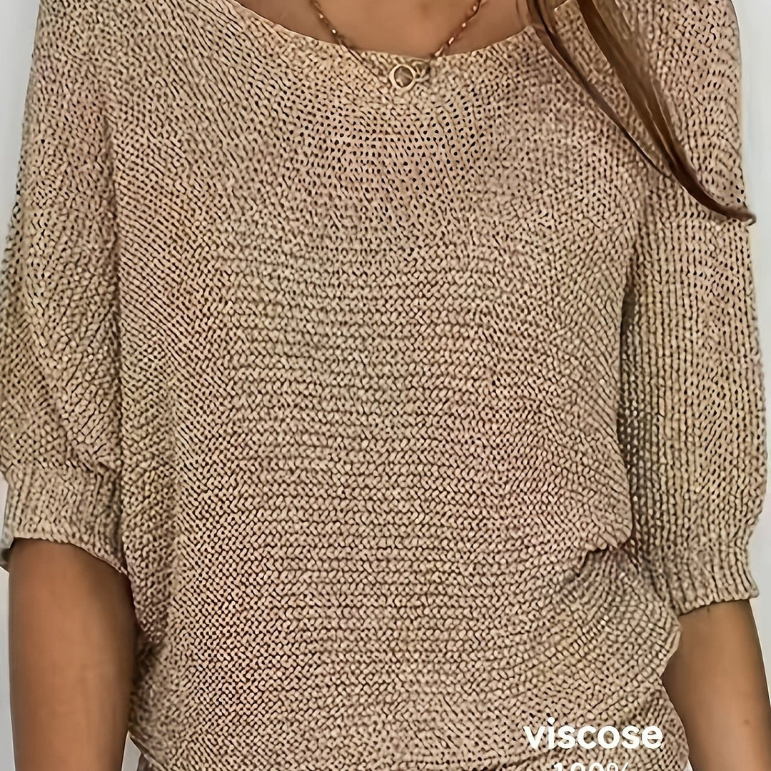 Lena | Relaxed Open-Knit Sweater