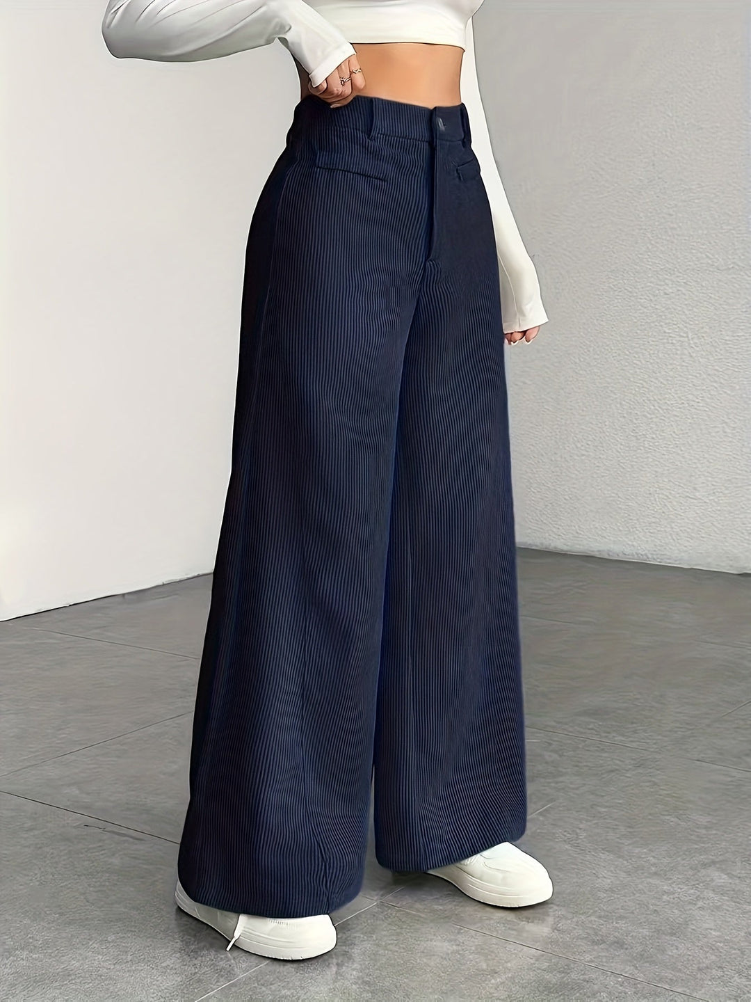 Kimberly | High-Waisted Wide-Leg Pants