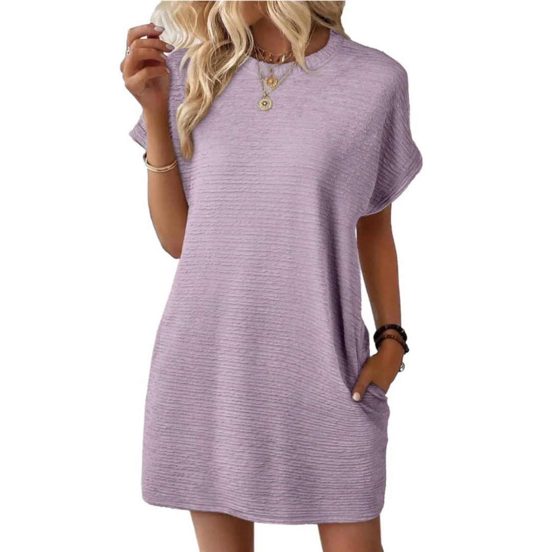 Ivanna | Casual Round Neck Summer Dress
