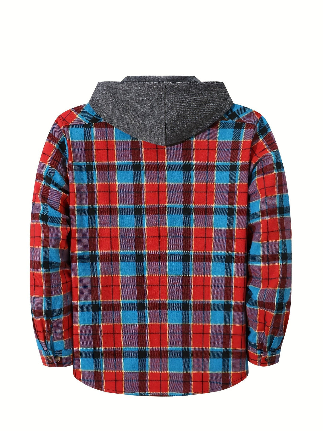 Braxton | Checked Hooded Shirt