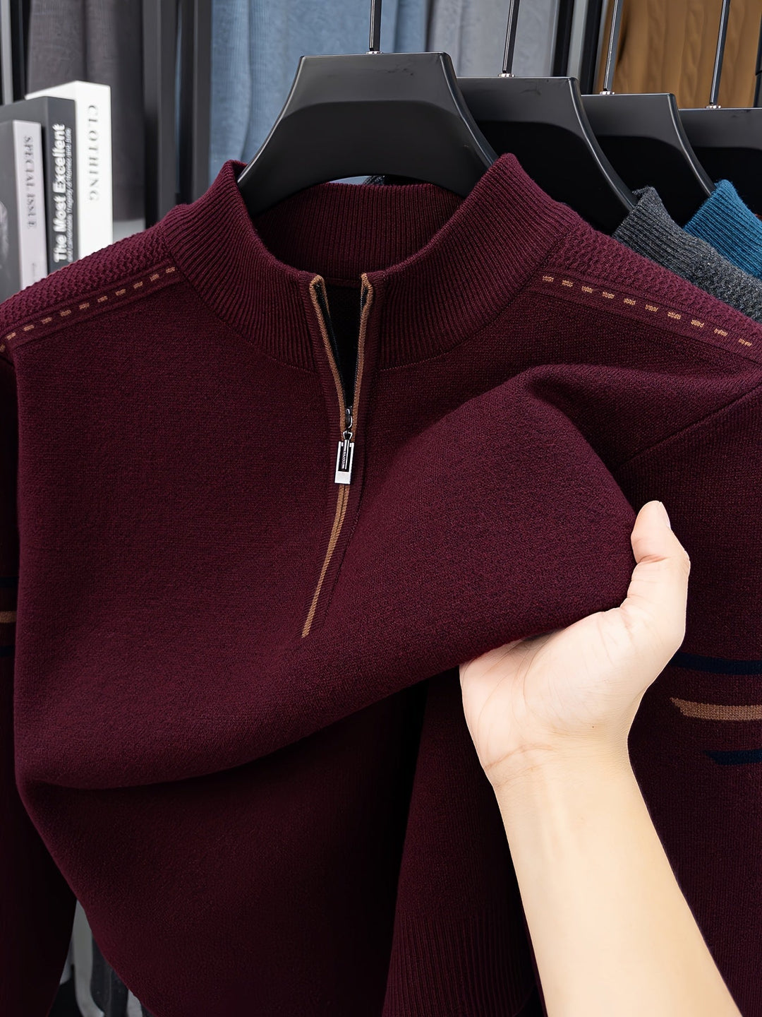 Daniel | Half-Zip Knit Sweater