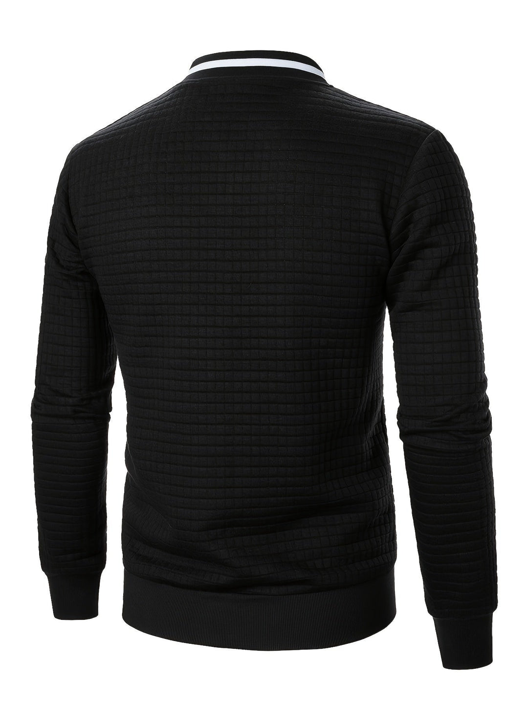 Raymond | Textured Zip-Up Bomber Jacket
