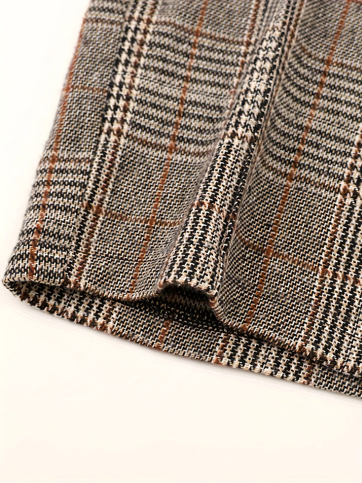 Matilda | Wide-Leg Plaid Pants