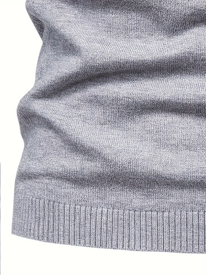 Malcolm | Classic Mock-Neck Sweater