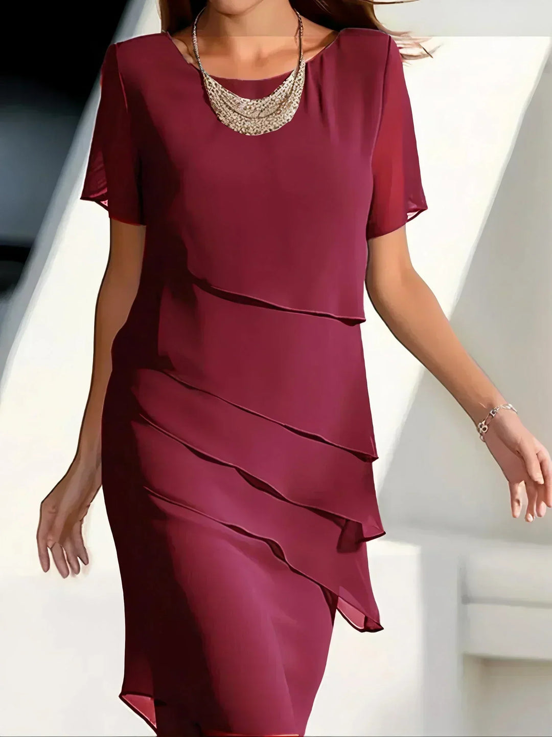 Pamela | Timeless Short Sleeve Dress
