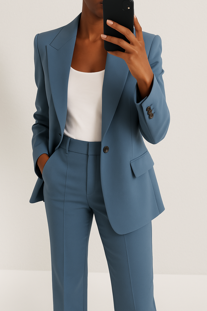 Ava | Chic Two-Piece Blazer &amp; Pant Set