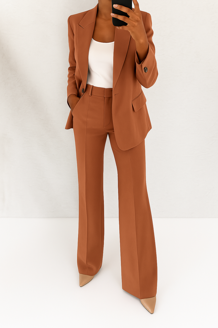 Ava | Chic Two-Piece Blazer &amp; Pant Set