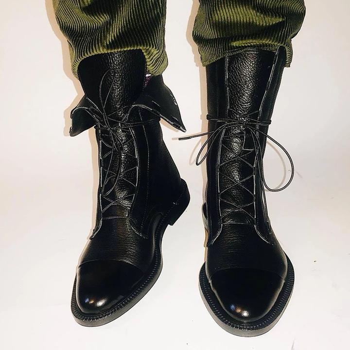Sophia | Elegant Lace-Up Ankle Boots