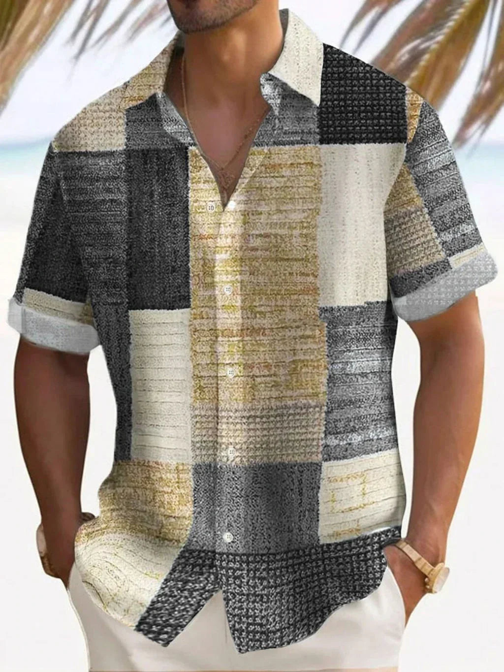 Joshua | Retro Button-Down Shirt