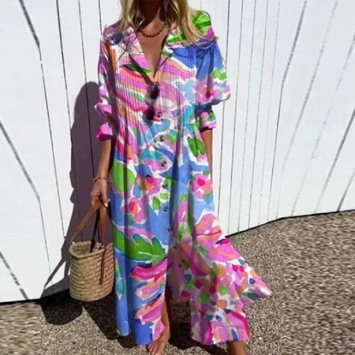 Rimmey | Elegant Wide Boho Dress