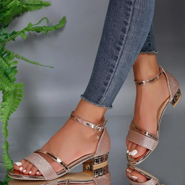 Heidi | Elegant Block-Heel Sandals