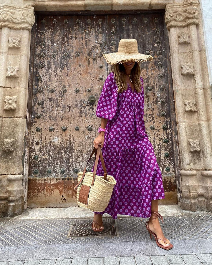 Cora | Boho Maxi Dress