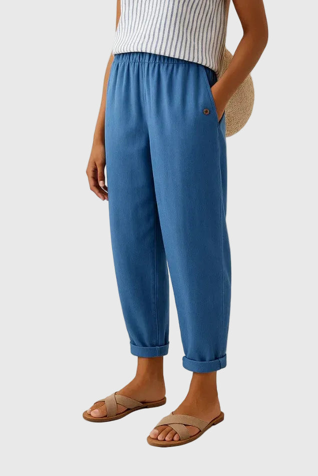 Melissa | Comfortable Plain Pants