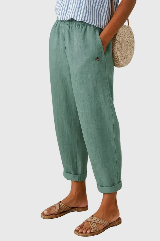 Melissa | Comfortable Plain Pants