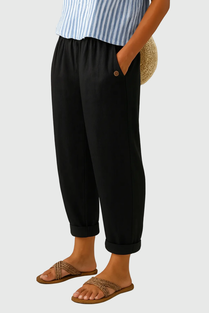 Melissa | Comfortable Plain Pants