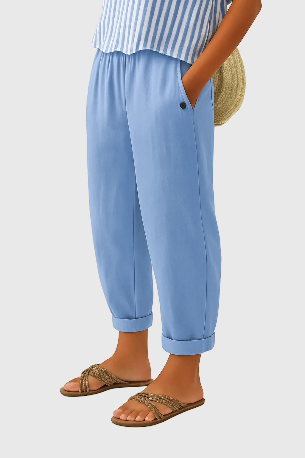 Melissa | Comfortable Plain Pants