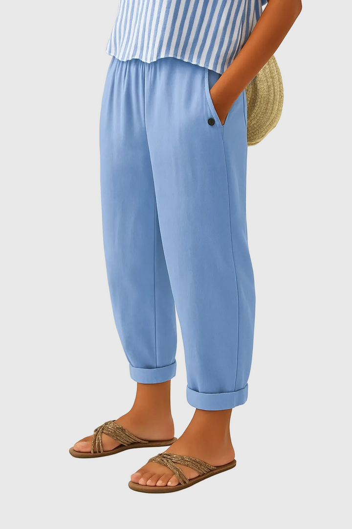 Melissa | Comfortable Plain Pants