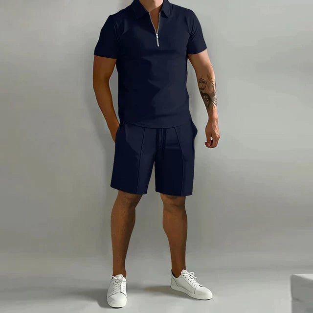 Jacob | Refined Polo and Tailored Shorts Set