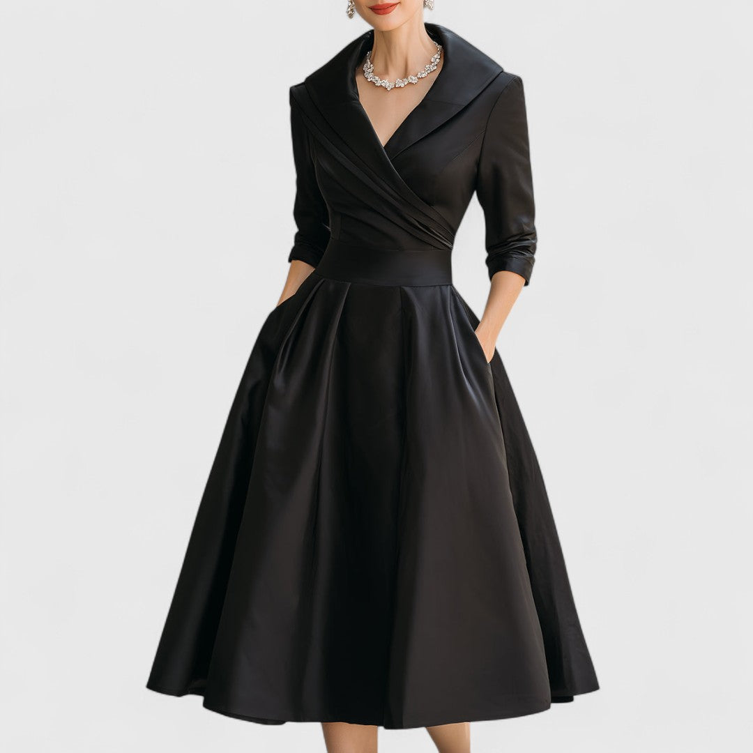 Ashley | Graceful Silhouette Midi Dress