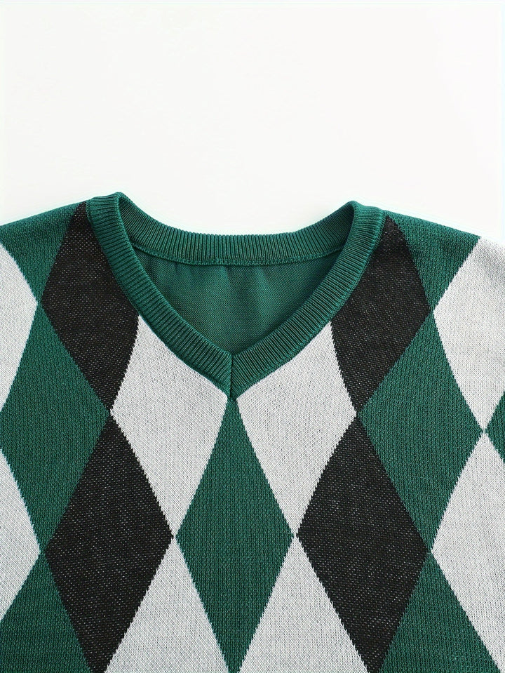 Chandler | Classic Argyle Sweater Vest