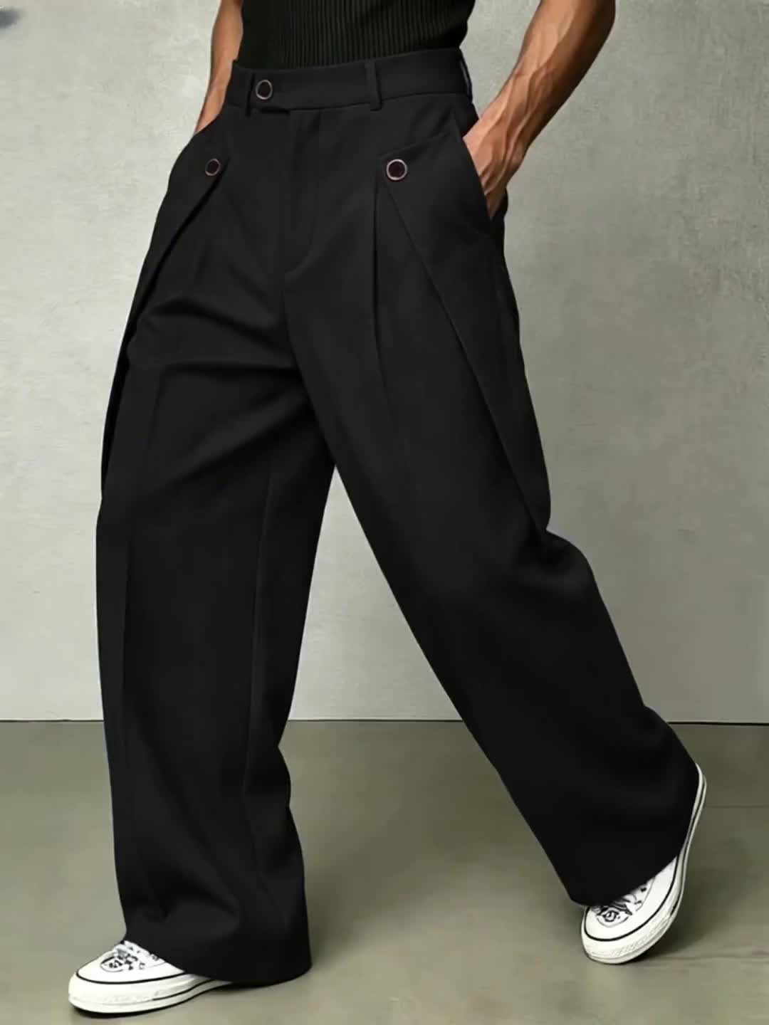 Hudson | Pleated Wide-Leg Pants