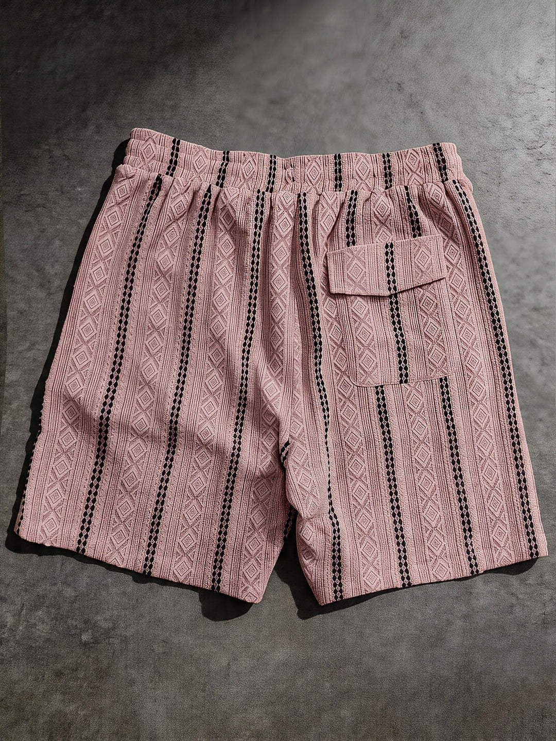 Nolan | Textured Drawstring Shorts