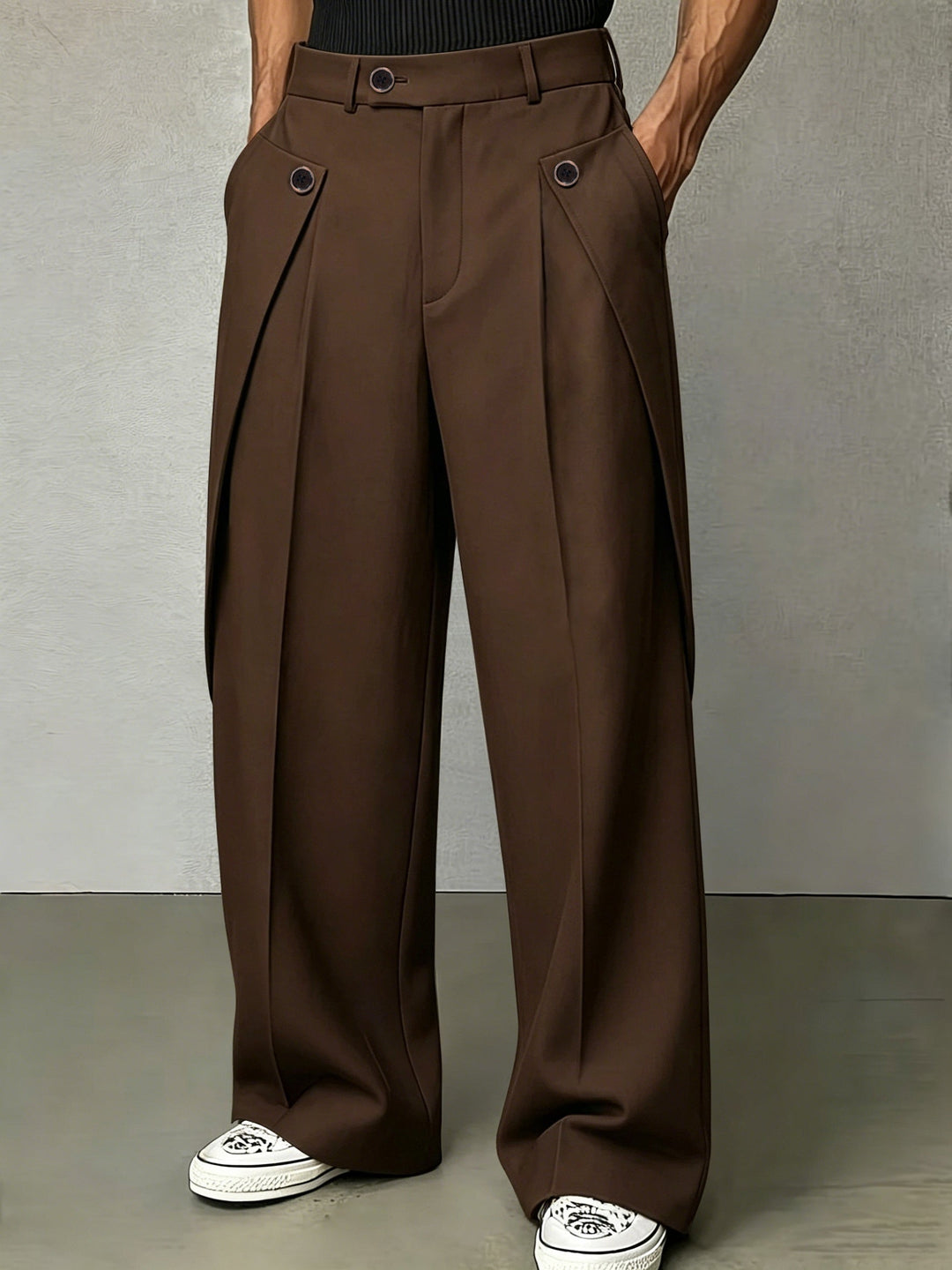 Hudson | Pleated Wide-Leg Pants