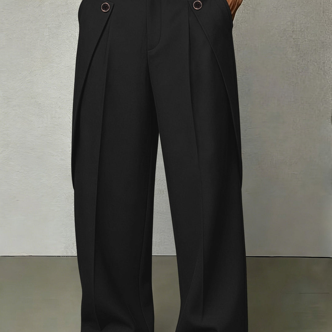 Hudson | Pleated Wide-Leg Pants