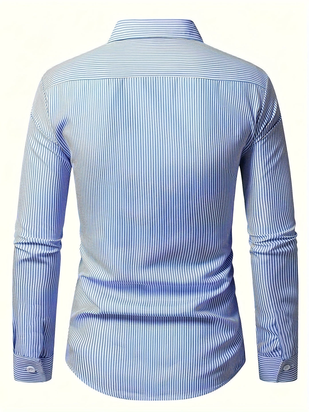 Desmond | Refined Striped Long Sleeve Shirt