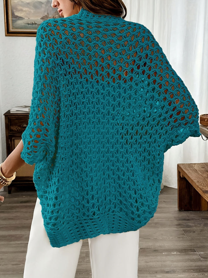Susannah | Open-Front Batwing Cardigan