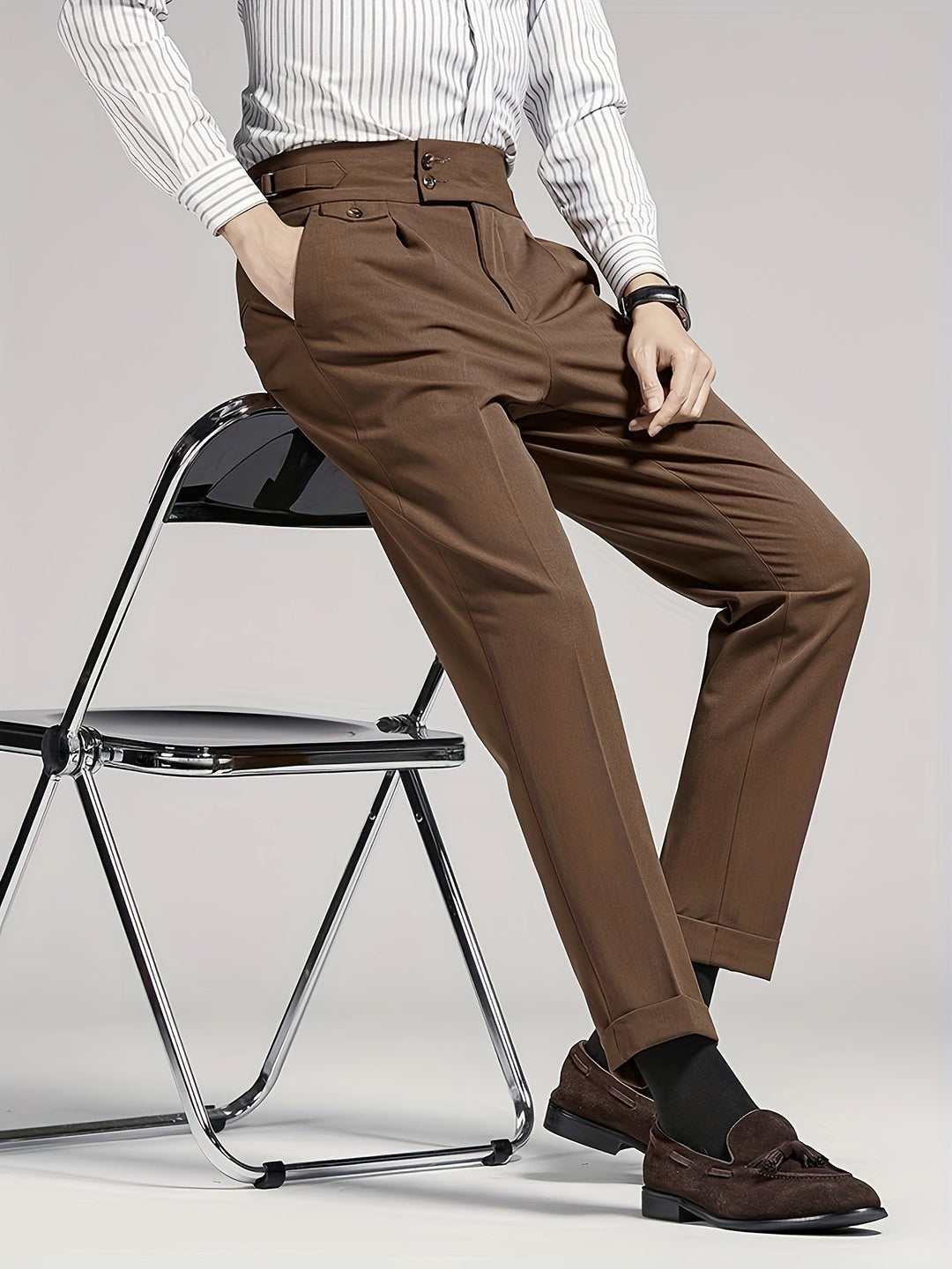 Hugo | Tailored Single-Pleat Pants