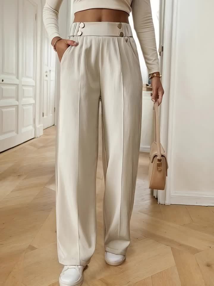 Renata | Tailored High-Waist Pants