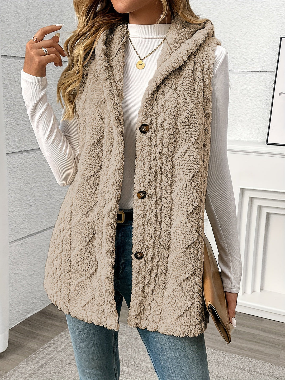 Lorna | Cozy Hooded Sleeveless Vest